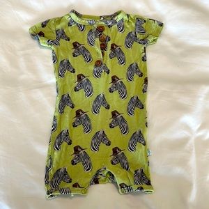 Posh Peanut Zebra Onesie Size 6-9 months